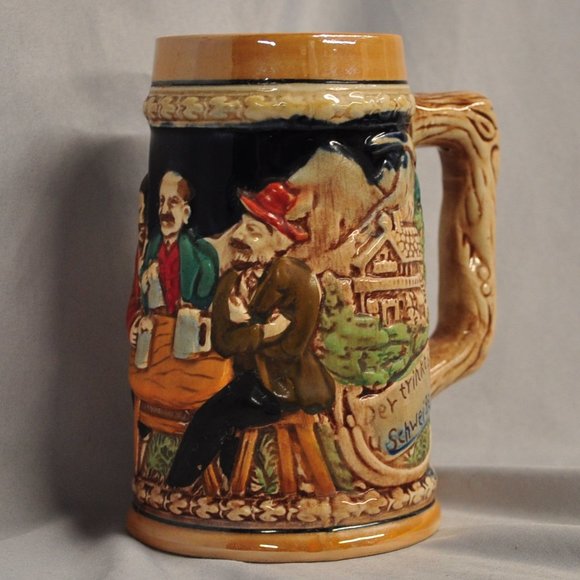 16 oz vintage C-4343 mug stein tankard German beer (177w) - Picture 1 of 11